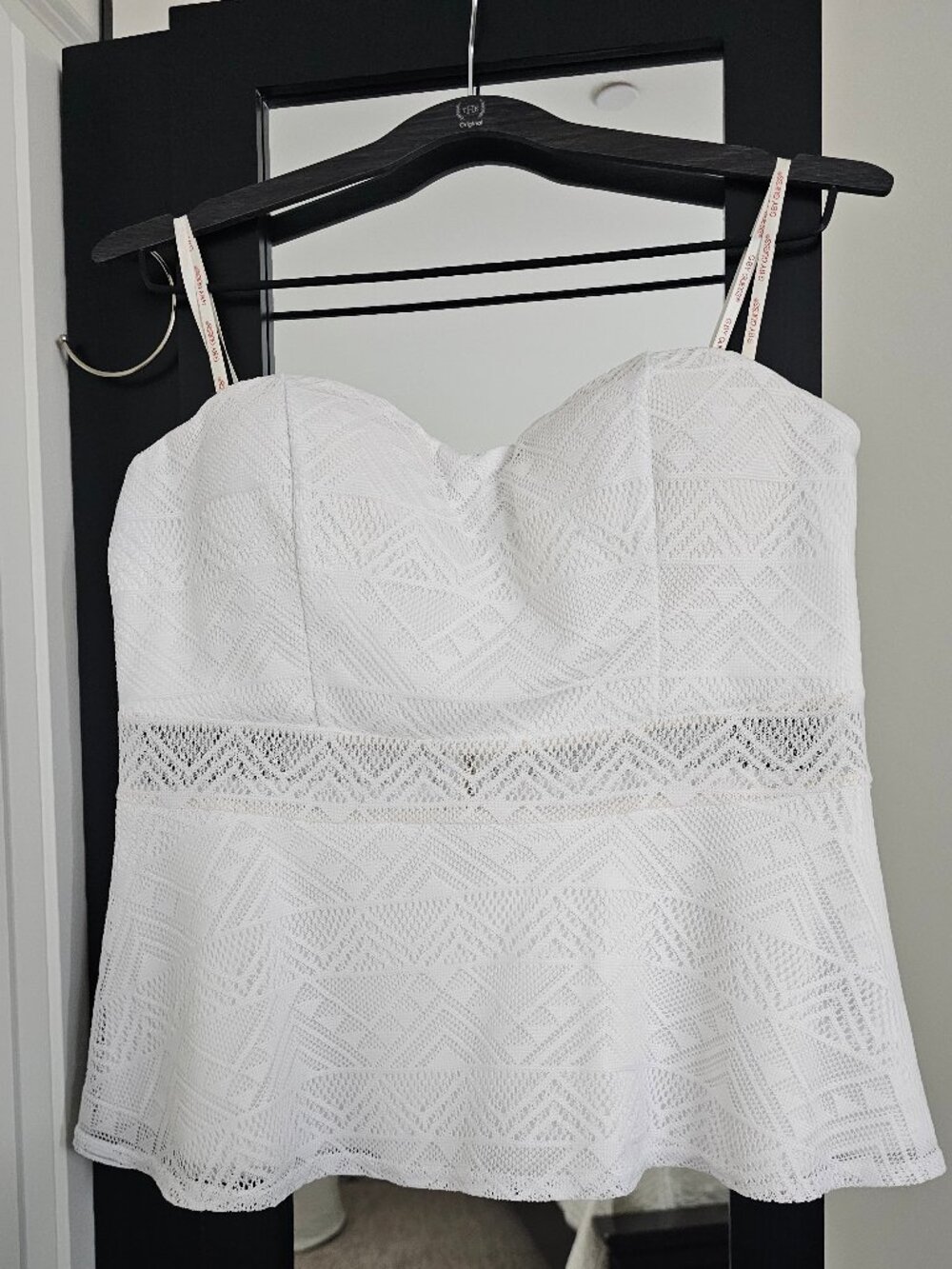 GUESS White Lace Two-Piece Set - Picture 2 of 4